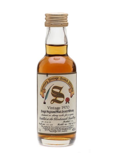 Glendronach 1970 20 Year Old Signatory 5cl / 43%