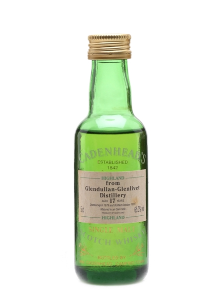 Glendullan Glenlivet 1978 17 Year Old Cadenhead's 5cl / 65.3%