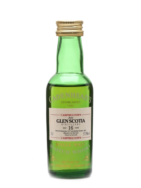 Glen Scotia 1977 16 Year Old Cadenhead's 5cl / 57.6%