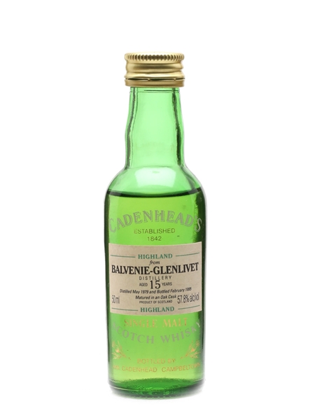 Balvenie Glenlivet 1979 15 Year Old Cadenhead's 5cl / 57.8%