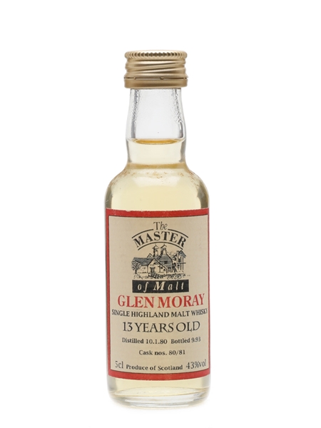 Glen Moray 1980 13 Year Old Master Of Malt 5cl / 43%