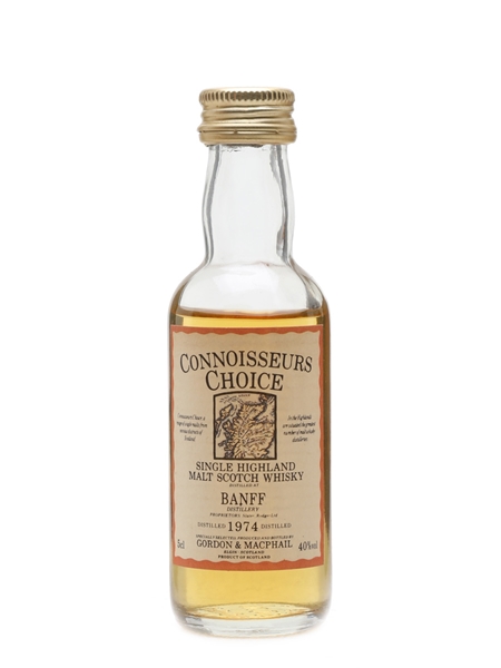 Banff 1974 Gordon & MacPhail 5cl / 40%