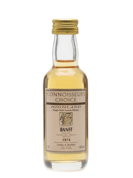 Banff 1974 Gordon & MacPhail 5cl / 40%