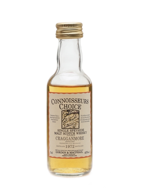 Cragganmore 1972 Bottled 1980s - Gordon & MacPhail 5cl / 40%