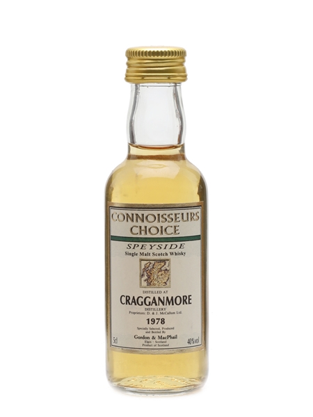 Cragganmore 1978 Gordon & MacPhail 5cl / 40%