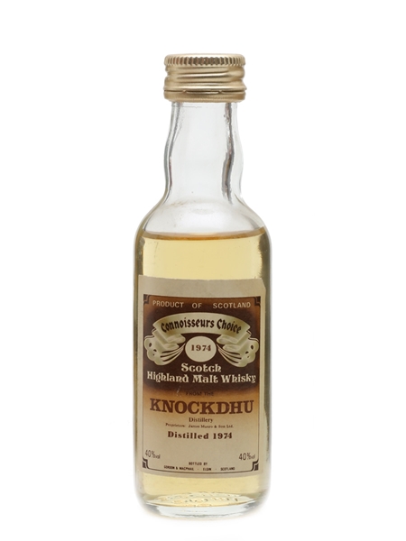 Knockdhu 1974 Gordon & MacPhail 5cl / 40%