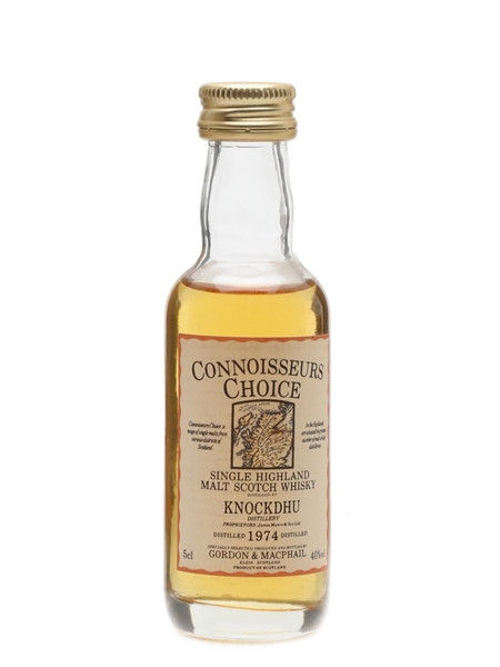 Knockdhu 1974 Gordon & MacPhail 5cl / 40%