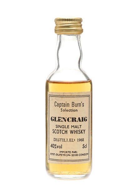 Glencraig 1968 Captain Burn's Selection 5cl / 40%