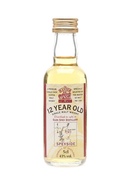 Glen Spey 1985 12 Year Old - Master Of Malt 5cl / 43%