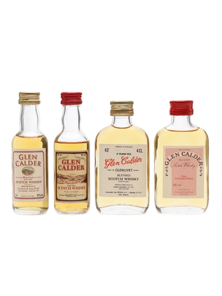 Glen Calder Gordon & MacPhail 4 x 4cl-5cl