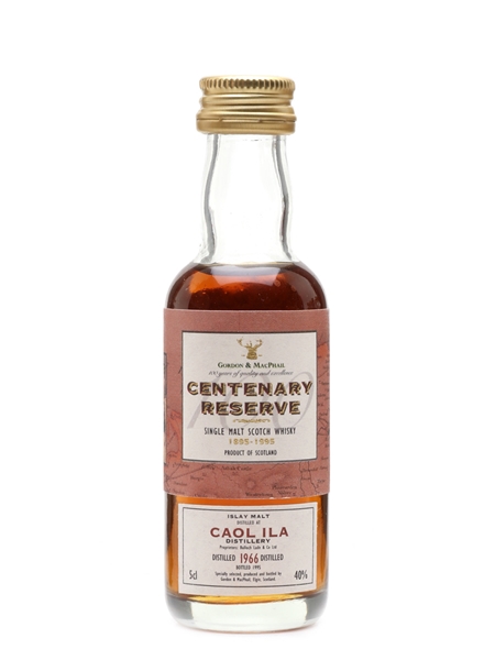 Caol Ila 1966 Centenary Reserve Bottled 1995 - Gordon & MacPhail 5cl / 40%