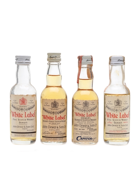 White Label John Dewar & Sons 4 x 5cl