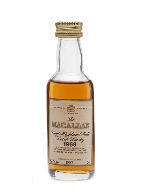 Macallan 1969 Bottled 1987 5cl / 43%