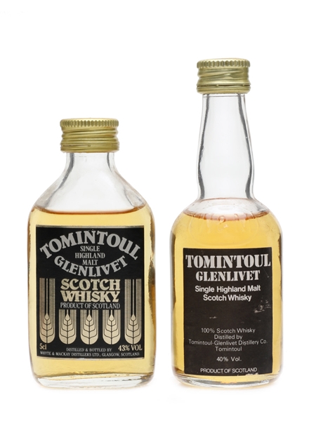 Tomintoul Glenlivet  2 x 5cl