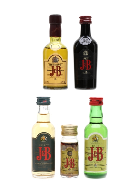 J&B  5 x 5cl