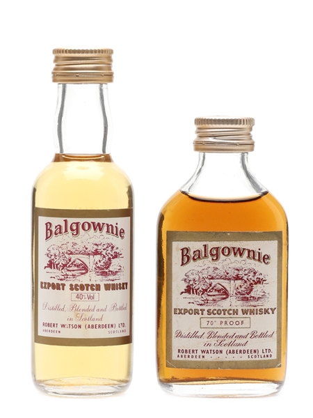 Balgownie Export Scotch  2 x 5cl