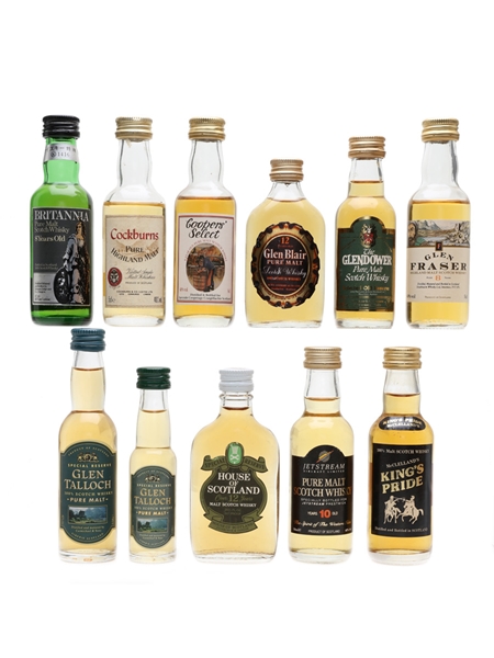 Assorted Blended Malts  11 x 5cl