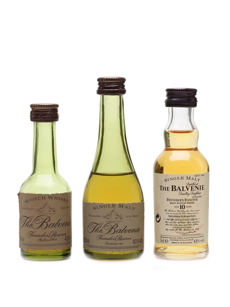 Balvenie Founder's Reserve  3 x 3-5cl