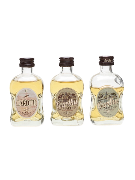 Cardhu 12 Year Old  3 x 5cl