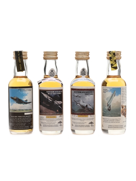 Bowmore 10 Year Old RAF Collection  4 x 5cl