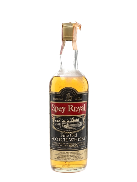 Spey Royal Bottled 1970s - Cinzano 75cl / 40%