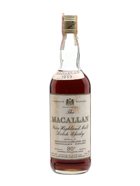 Macallan 1959 Campbell, Hope & King Bottled 1970s - Rinaldi 75cl / 46%