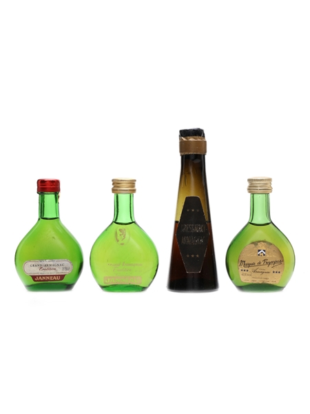 Janneau & Kressmann Armagnac  4 x 5cl