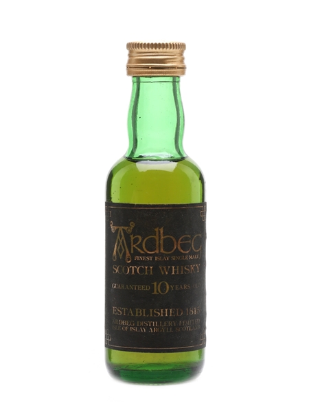 Ardbeg 10 Year Old Bottled 1970s 5cl / 40%