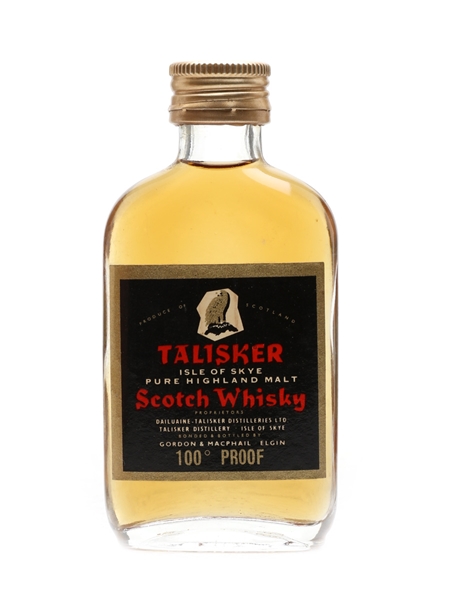 Talisker 100 Proof Bottled 1970s Gordon & MacPhail 5cl / 57%