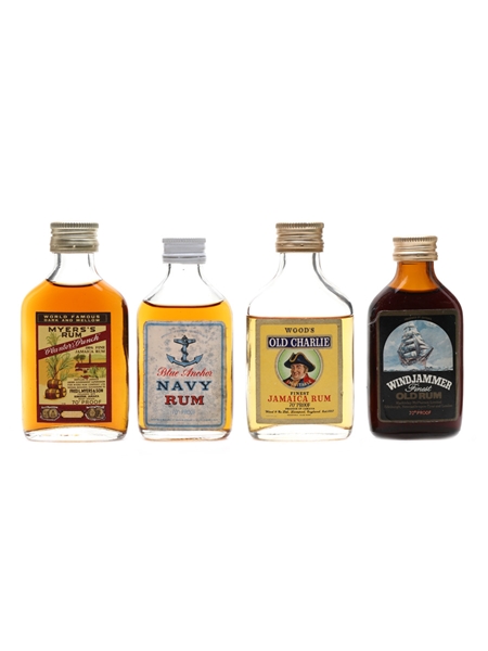 Assorted Rum 70 Proof  4 x 5cl