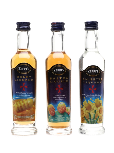 Zeppi's Maltese Liqueurs  3 x 5cl