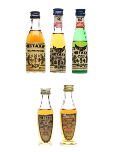 Metaxa Brandy  5 x 3cl-5cl