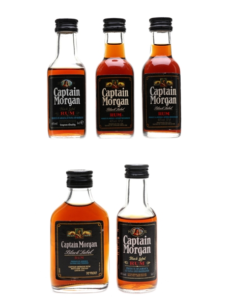 Captain Morgan Black Label  5 x 5cl