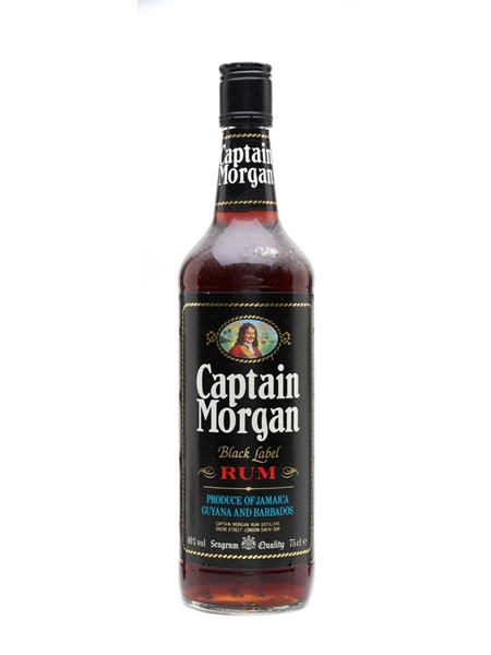 Captain Morgan Black Label Bottled 1980s - Seagram 75cl / 40%