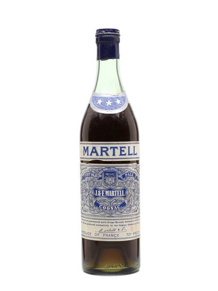 Martell 3 Star VOP Spring Cap Bottled 1950s 70cl / 40%