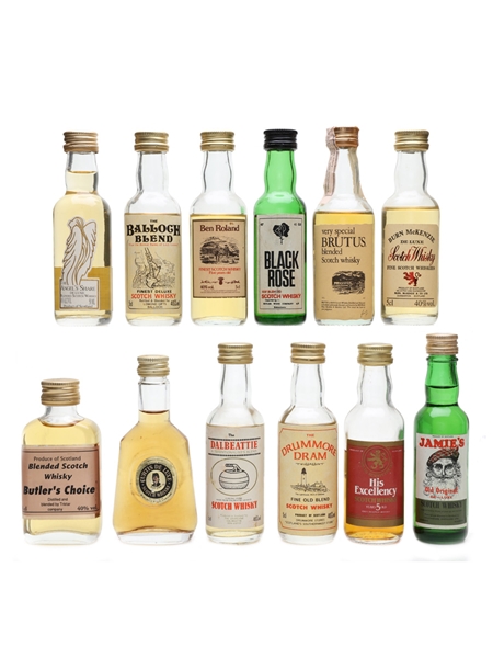 Assorted Blended Scotch Whisky  12 x 5cl