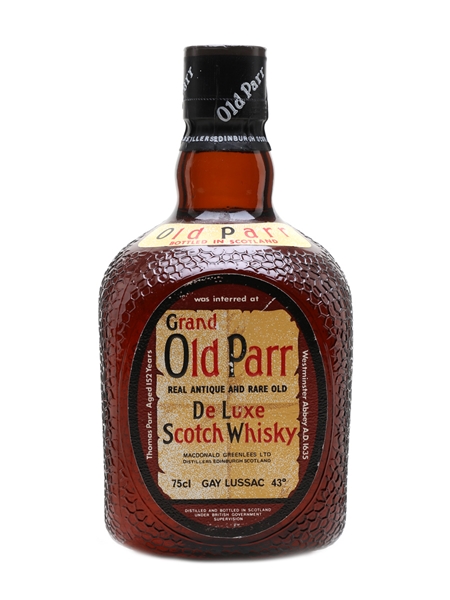 Grand Old Parr De Luxe Bottled 1980s 75cl / 43%