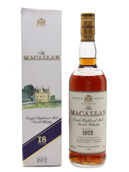 Macallan 1972 18 Year Old 75cl / 43%