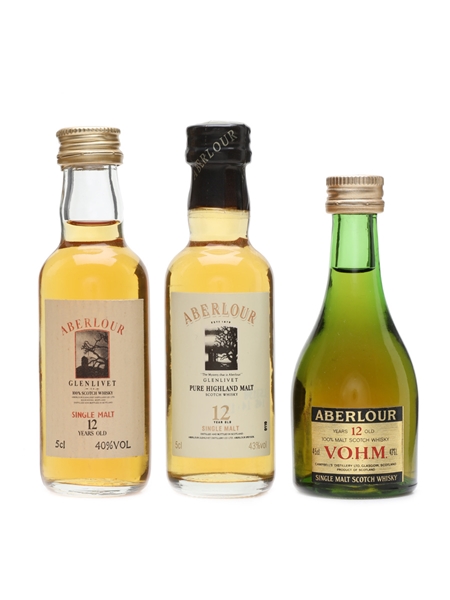 Aberlour 12 Year Old  3 x 4-5cl