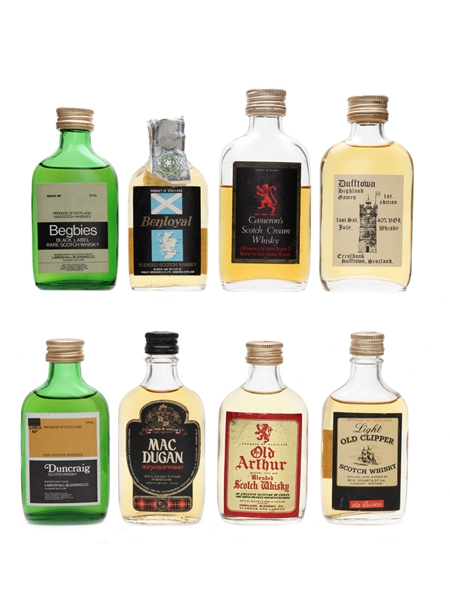 Assorted Blended Scotch Whisky  8 x 5cl