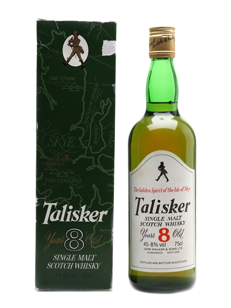 Talisker 8 Year Old Bottled 1980s 75cl / 45.8%