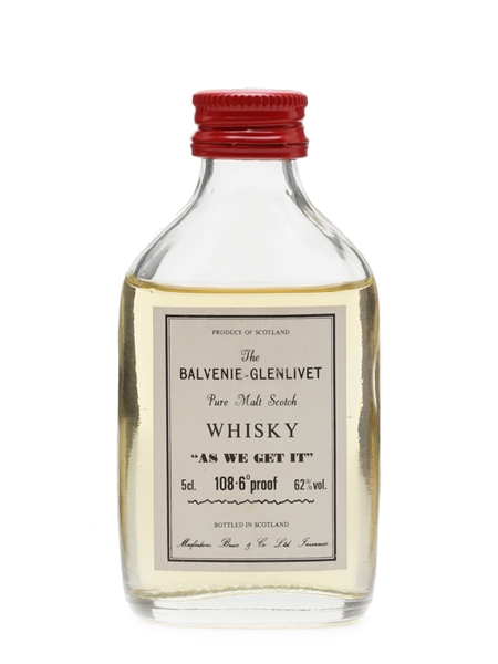 Balvenie-Glenlivet As We Get It 5cl / 62%