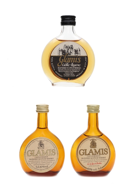 Glamis Castle  3 x 5cl