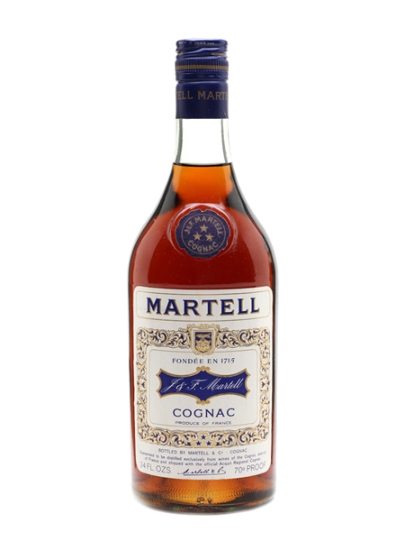 Martell 3 Star Bottled 1970s 68cl / 40%