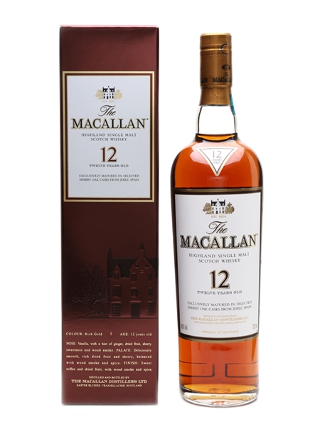 Macallan 12 Year Old Sherry Oak 70cl / 40%