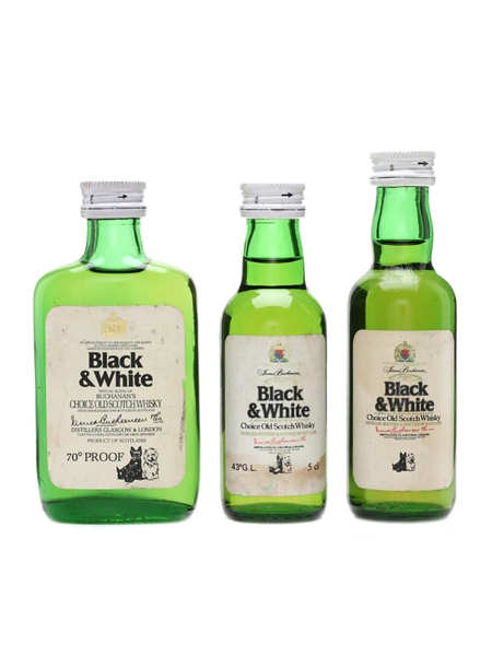 Black & White  3 x 5cl