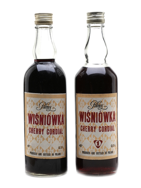 Polmos Wisniowka Cherry Cordial Bottled 1970s 2 x 50cl / 40%