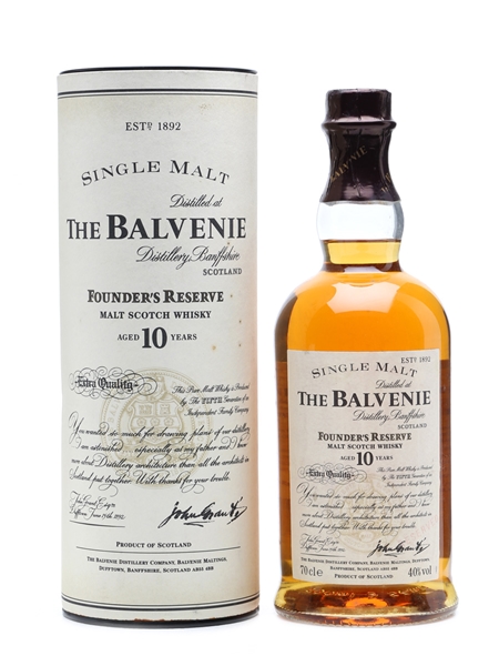 Balvenie 10 Years Old Founder's Reserve 70cl / 40%