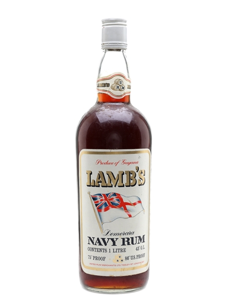 Lamb's Demerara Navy Rum Bottled 1970s 100cl / 43%