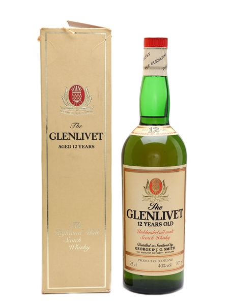 Glenlivet 12 Year Old Bottled 1970s 75cl / 40%